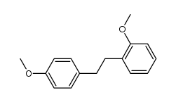 1-甲氧基-2-[2-(4-甲氧基苯基)乙基]苯 结构式