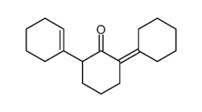 2-cyclohexylidene-6-(1-cyclohexen-1-yl)cyclohexan-1-one 结构式