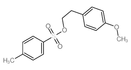 1-[2-(4-甲氧基苯基)乙氧基磺酰基]-4-甲基苯 结构式