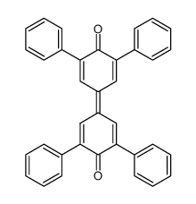 4-(4-氧代-3,5-二苯基-2,5-环己二烯-1-亚基)-2,6-二苯基-2,5-环己二烯-1-酮 结构式