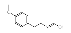 N-(4-甲氧基苯乙基)甲酰胺 结构式