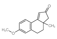 3,3a,4,5-四氢-7-甲氧基-3a-甲基-2H-苯并[e]茚-2-酮 结构式