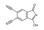 1,3-二氧代异吲哚啉-5,6-二腈 结构式