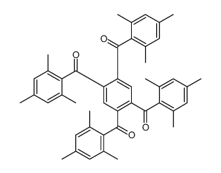 Methanone, 1,2,4,5-benzenetetrayltetrakis[(2,4,6-trimethylphenyl)- (9CI) 结构式