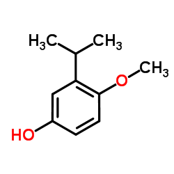 2-异丙基-4-羟基苯甲醚 结构式