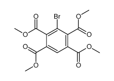 3-溴-1,2,4,5-苯四甲酸四甲酯 结构式