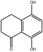 3,4-二氢-5,8-二羟基-1(2H)-萘酮 结构式