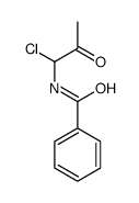 Benzamide, N-(1-chloro-2-oxopropyl)- 结构式