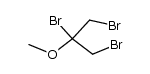 1,2,3-三溴-2-甲氧基丙烷 结构式
