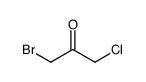 1-溴-3-氯-2-丙酮 结构式