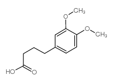 4-(3,4-二甲氧苯基)丁酸 结构式
