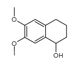 1,2,3,4-四氢-6,7-二甲氧基-1-萘酚 结构式