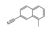 8-甲基萘-2-甲腈 结构式
