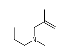 2-Propen-1-amine, N,2-dimethyl-N-propyl- 结构式