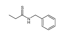 Propanethioamide, N-(phenylmethyl)- 结构式