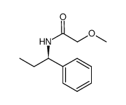 2-甲氧基-N-[(1R)-1-苯基丙基]乙酰胺 结构式