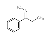1-苯基-1-丙酮肟 结构式