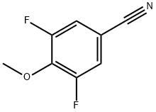 3,5-二氟-4-甲氧基苯甲腈 结构式