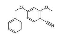 4-(benzyloxy)-2-methoxybenzonitrile 结构式