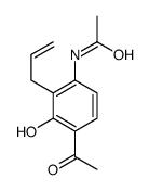 N1-(4-ACETYL-2-ALLYL-3-HYDROXYPHENYL)ACETAMIDE 结构式