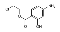 4-氨基-2-羟基苯甲酸-2-氯乙酯 结构式