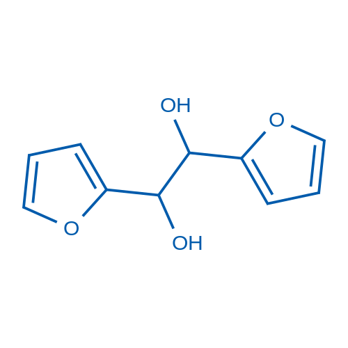 1,2-二(呋喃-2-基)乙烷-1,2-二醇 结构式