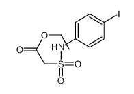 Acetic acid, [[(4-iodophenyl)amino]sulfonyl]-, ethyl ester 结构式