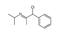 2-Propanamine, N-(2-chloro-1-methyl-2-phenylethylidene)-, (E)- (9CI) 结构式