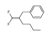 2-(1,1-二氟己-1-烯-2-基)乙基苯 结构式