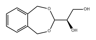 (1R)-1-(1,5-二氢-2,4-苯并二氧杂环庚三烯-3-基)-1,2-乙二醇 结构式