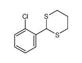 2-(2-氯苯基)-1,3-二噻烷 结构式