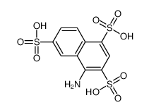 1-萘胺-2,4,7-三磺酸 结构式