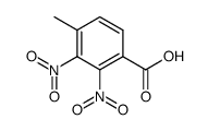 4-甲基-2,3-二硝基苯甲酸 结构式