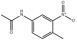 N-(4-甲基-3-硝基苯基)乙酰胺 结构式