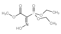 甲基2-(二乙氧基磷酰基)-2-(羟基亚氨基)乙酸酯 结构式