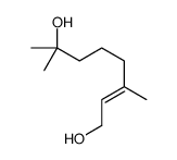 2-Octene-1,7-diol, 3,7-dimethyl-, (2Z)- 结构式