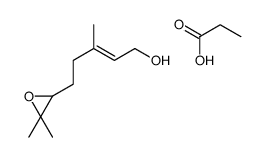 2-Penten-1-ol, 5-(3,3-dimethyloxiranyl)-3-methyl-, propanoate, (Z)- (9CI) 结构式