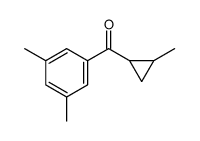 (3,5-dimethylphenyl)(2-methylcyclopropyl)Methanone 结构式