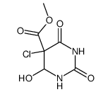 5-氯-4-羟基-2,6-二氧代六氢嘧啶-5-羧酸甲酯 结构式