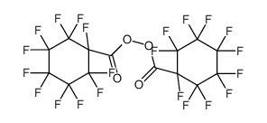 Peroxide, bis[(1,2,2,3,3,4,4,5,5,6,6-undecafluorocyclohexyl)carbonyl] 结构式