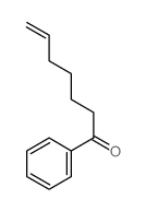 1-苯基-6-庚烯-1-酮 结构式