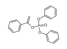 Phosphoric acid, diphenyl 1-phenylethenyl ester 结构式