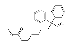 2-Nonenoic acid, 9-oxo-8,8-diphenyl-, methyl ester, (E)- (9CI) 结构式