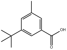 3-(叔-丁基)-5-甲基苯甲酸 结构式