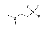 二甲基(3,3,3-三氟丙基)硼烷 结构式