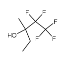 1,1,1,2,2-五氟-3-甲基-3-戊醇 结构式