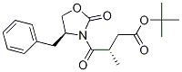 (βS,4R)-β-甲基-γ,2-二氧代-4-(苯基甲基)-3-恶唑烷丁酸叔丁酯 结构式