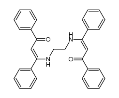 2-Propen-1-one, 3,3'-(1,2-ethanediyldiimino)bis[1,3-diphenyl- (9CI) 结构式