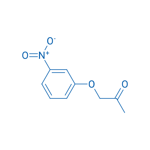 1-(3-硝基苯氧基)-2-丙酮 结构式