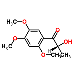 (2R)-2-羟基-1-(2,4,5-三甲氧基苯基)-1-丙酮 结构式
